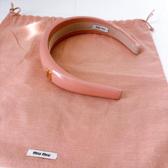 BRAND NEW MIUMIU HEADBAND, SUPER CUTE, STILL IN PACKAGING - Picture 8 of 10